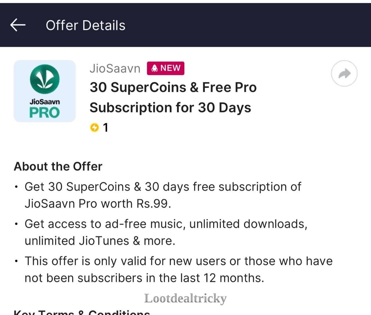Free 30 Supercoins – Massive Offer Get 70% OFF Today
