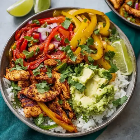 Chicken Fajita Bowls: Bold Tex-Mex Dinner Delight!