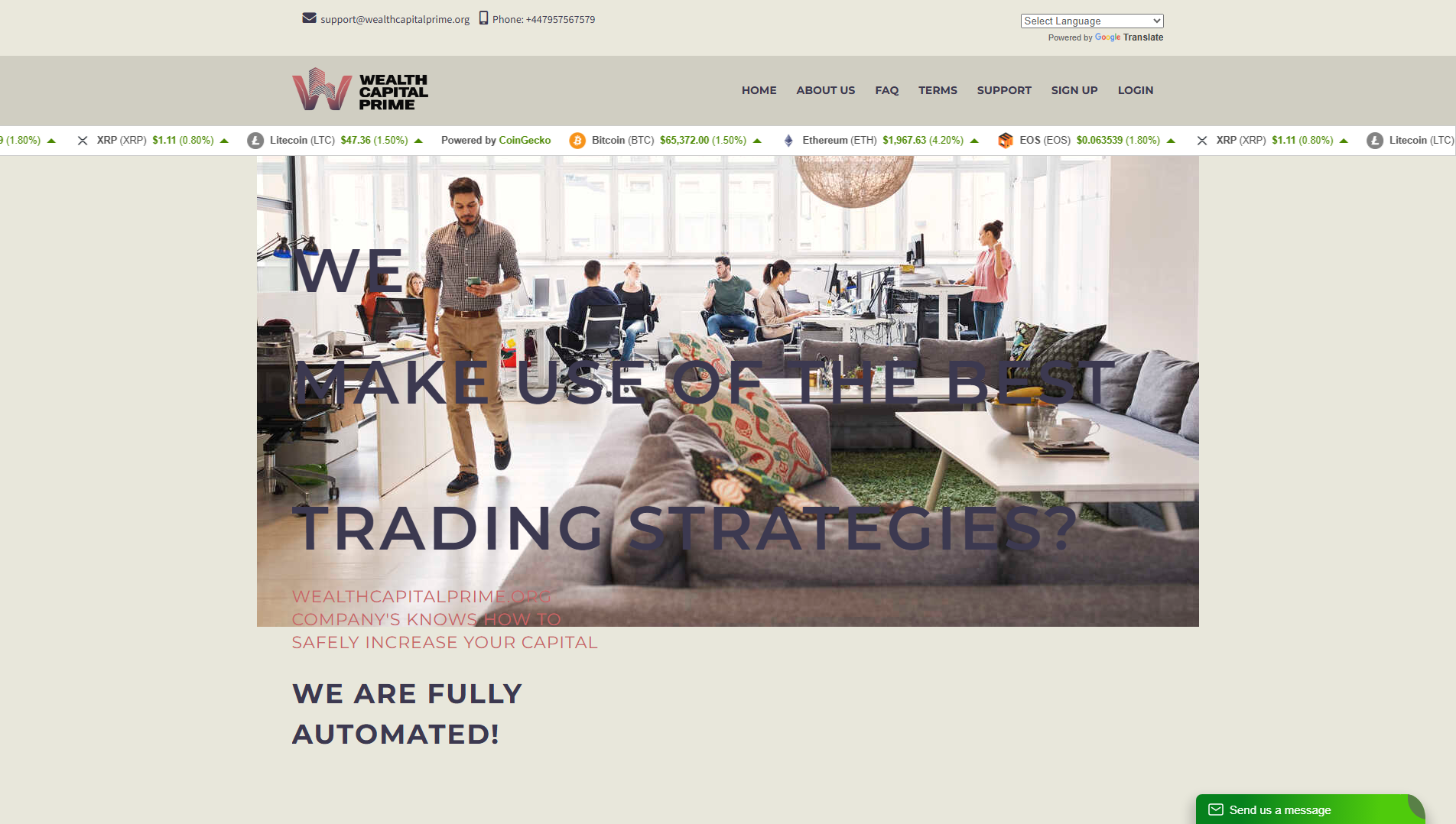 Forensic screenshot of [REDACTED] showing the phishing page layout