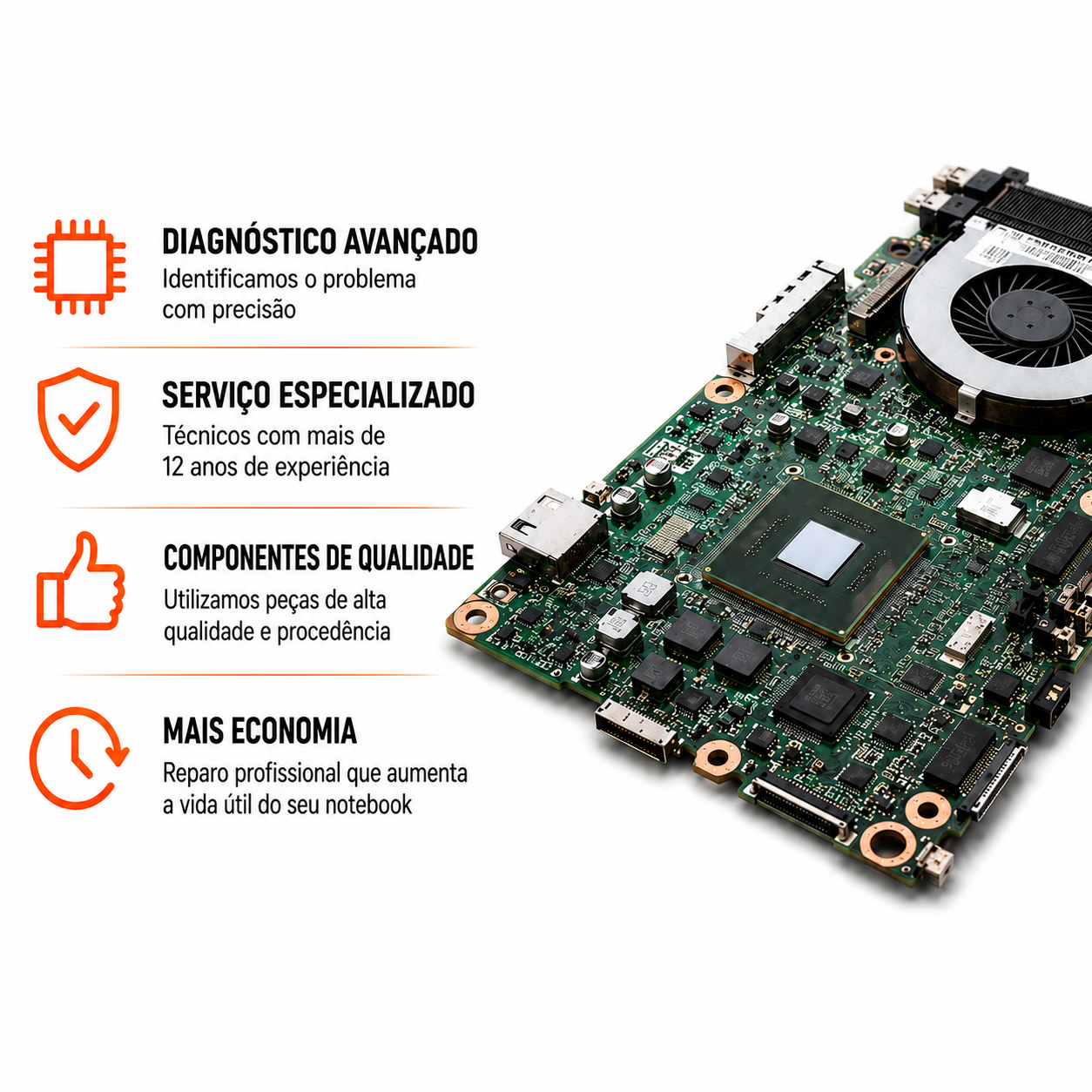 Reparo Placa Mãe