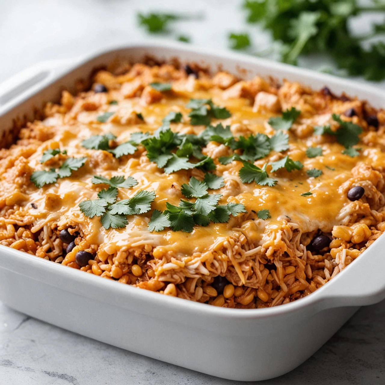 Chicken Enchilada Rice Casserole Recipe