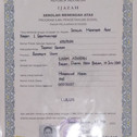 Ijazah SMA Ilham Ashadan