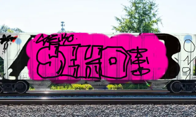 Graffiti artwork by OXO