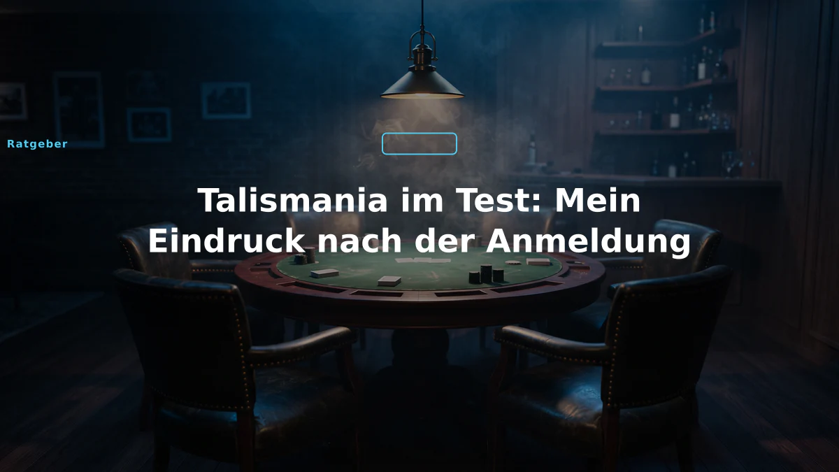 Talismania im Test: Mein Eindruck nach der Anmeldung