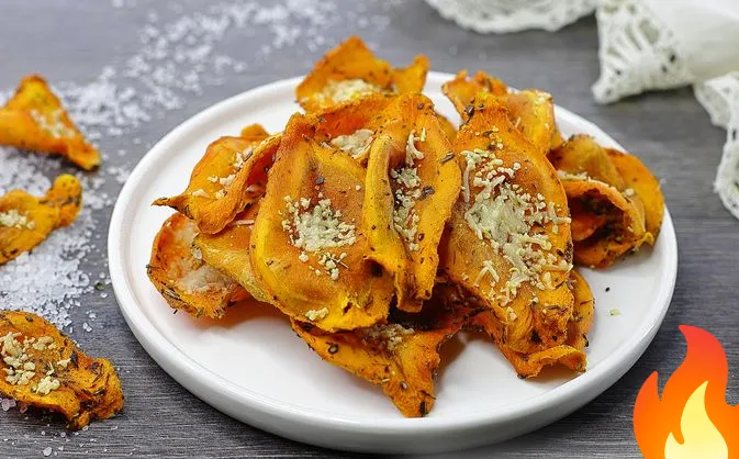 Постер Чипсы из моркови с сыром (в духовке)