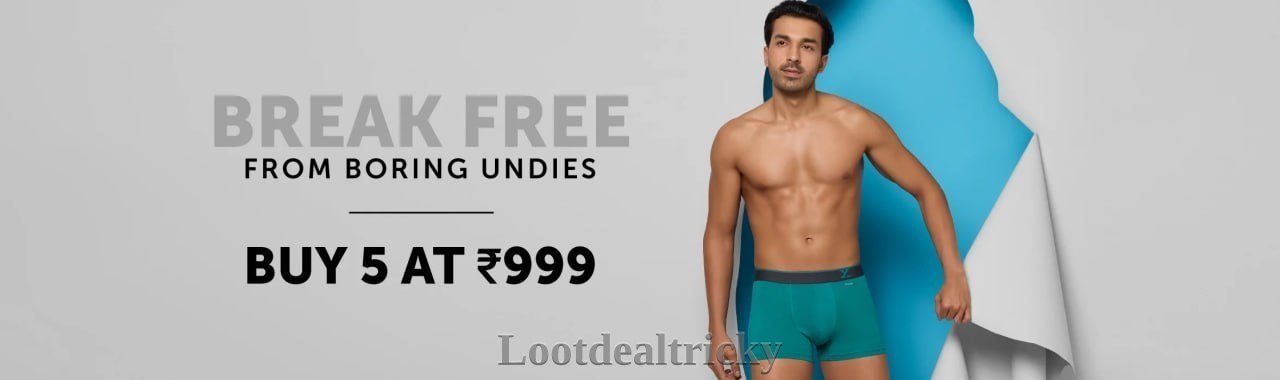 Buy 5 Underwear – Wonderful Discount Today @ ₹999 Buy 5 Underwear – Wonderful Discount Today @ ₹999