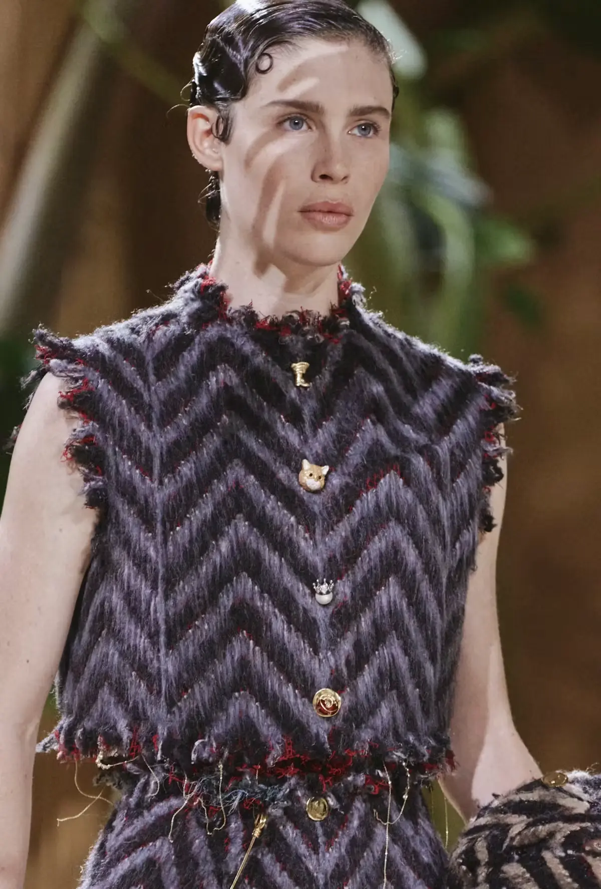The Chevron Pattern Returns to High Fashion