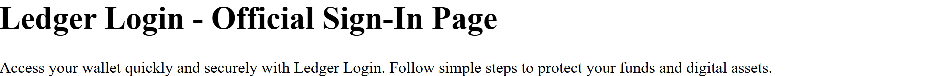 Stored capture of logi-ledgre-connect.pages.dev