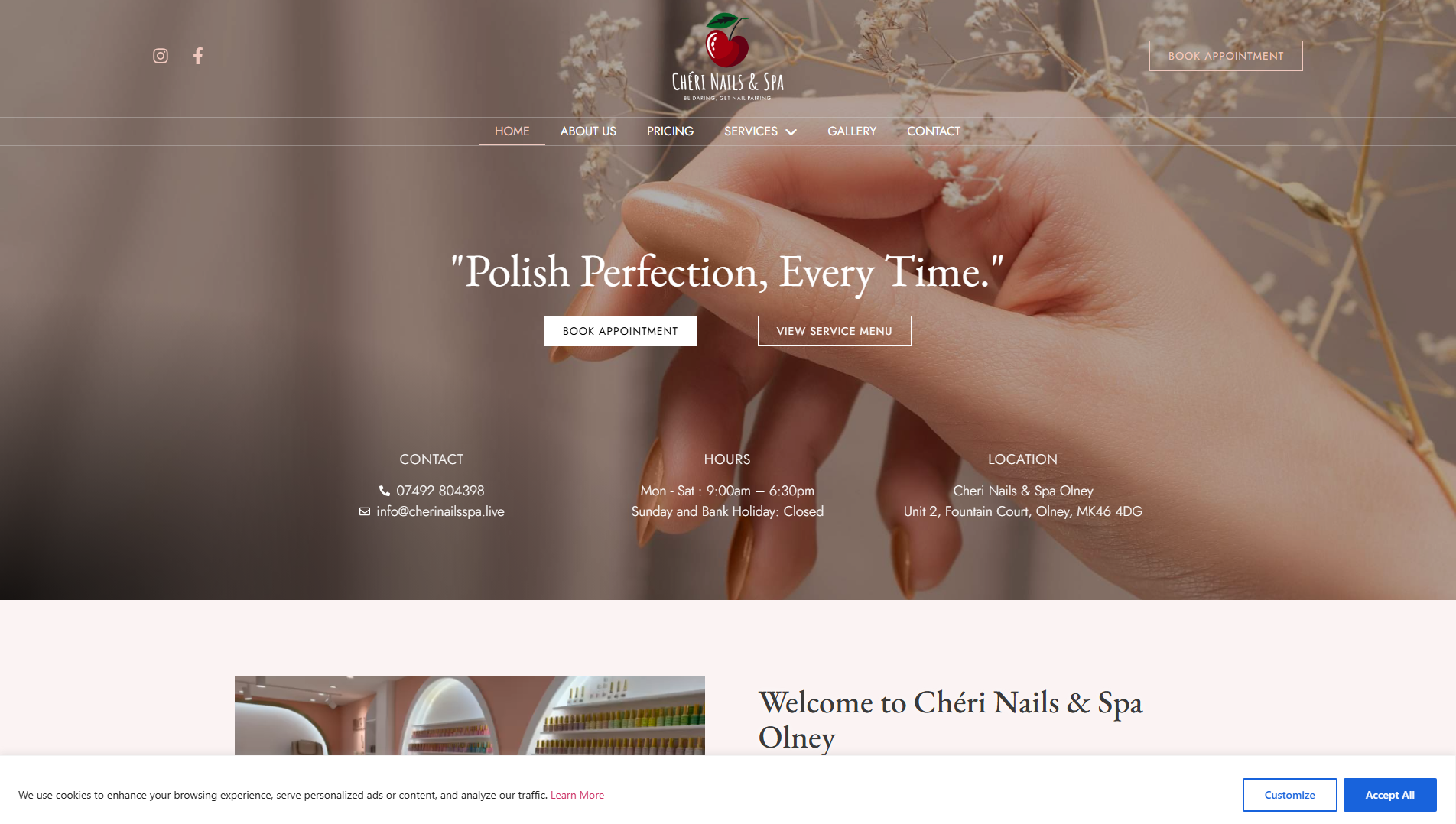 Stored capture of cherinailsspa.live