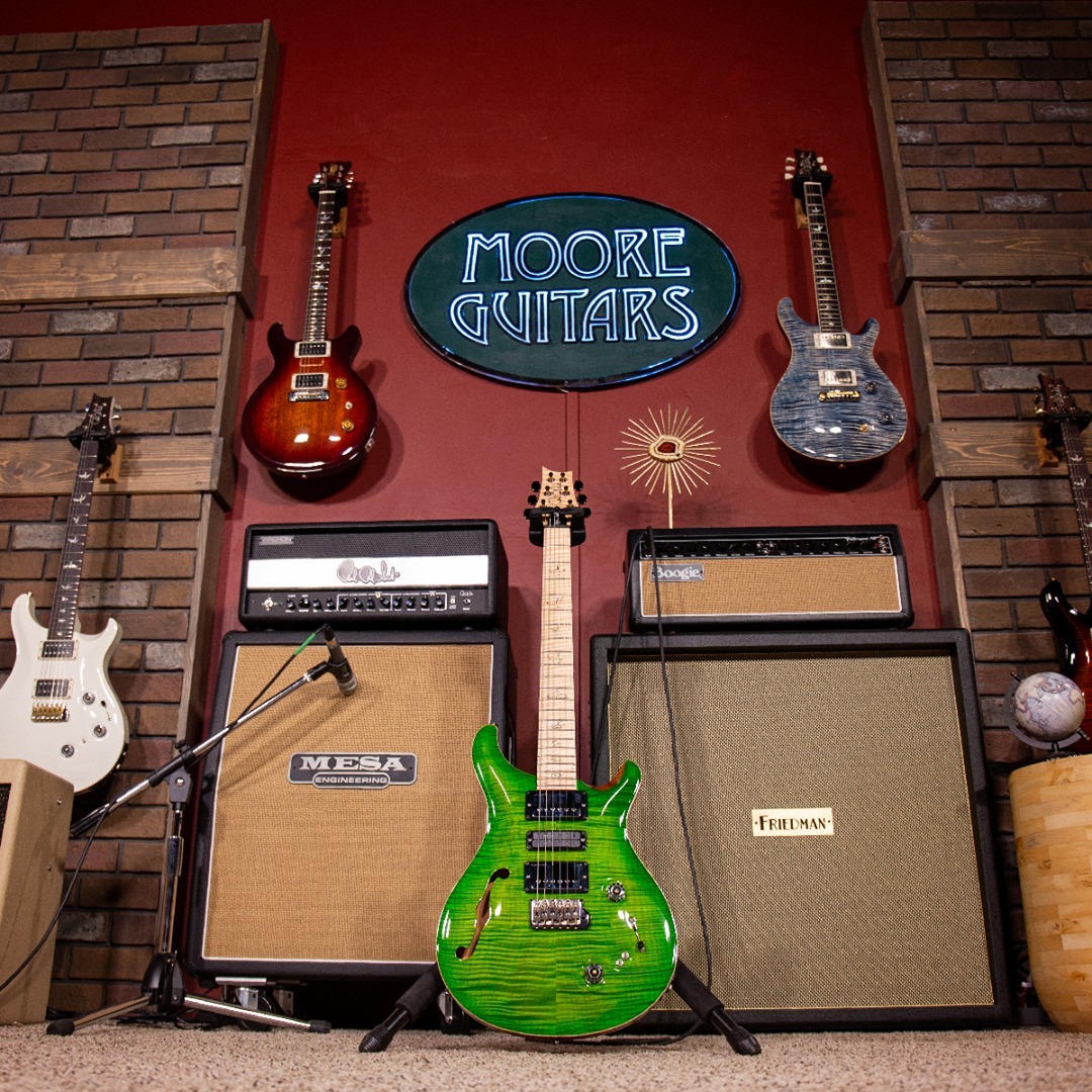 Moore Guitars 3 Moore Guitars is an online store that offers a wide range of guitars, basses, and music accessories.