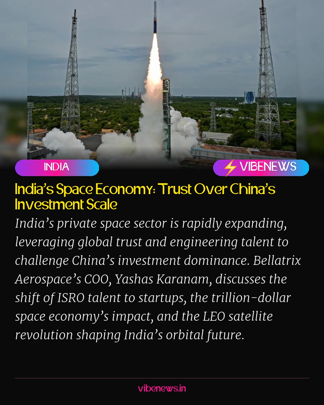 India’s Space Economy: Trust Over China’s Investment Scale