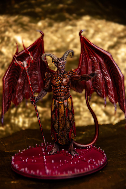 Horned Devil printed
