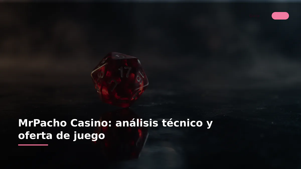 MrPacho Casino: análisis técnico y oferta de juego