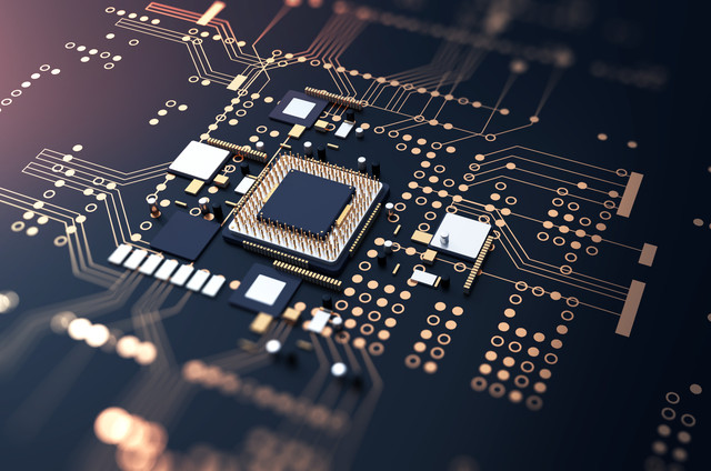 3d-rendering-futuristic-blue-circuit-board