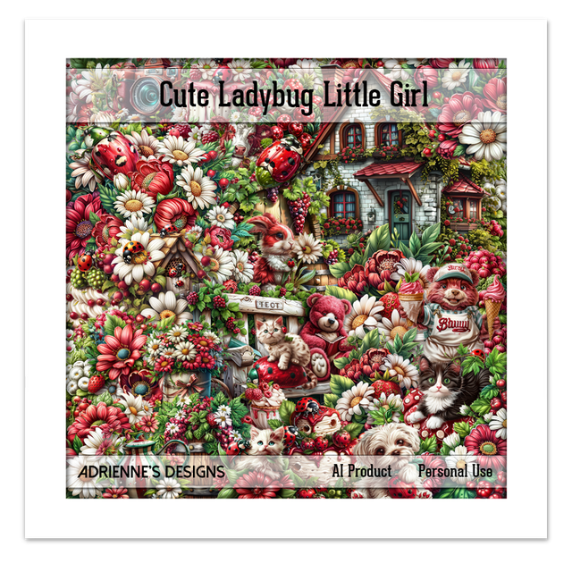 Cute Ladybug Little Girl 1.png