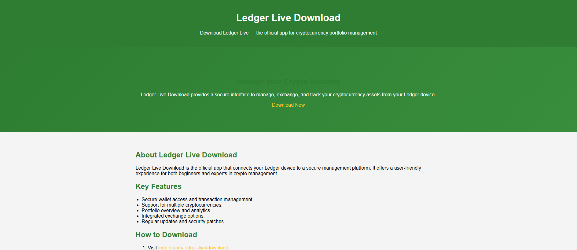 Stored capture of ledgre-live-downlad.pages.dev