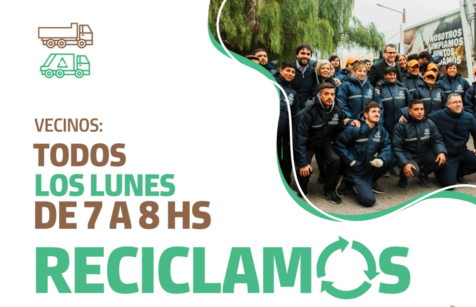 RAWSON: todos los Lunes «RECICLAMOS»