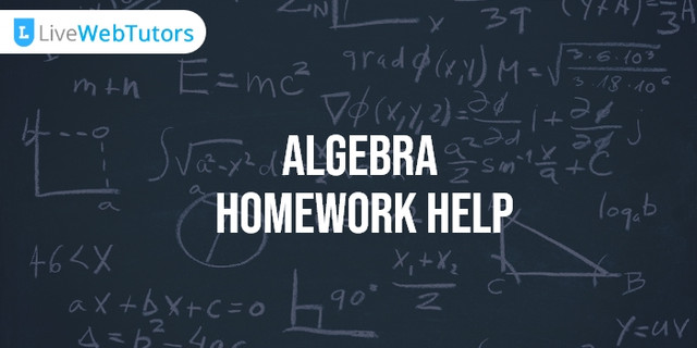 Get Algebra Homework Help by expert Tutors online to secure top grades. Our certified tutors emphasize mastering concepts over simply solving homework problems so that students can begin to work independently. For more info: https://www.livewebtutors.com/usa/algebra-homework-help