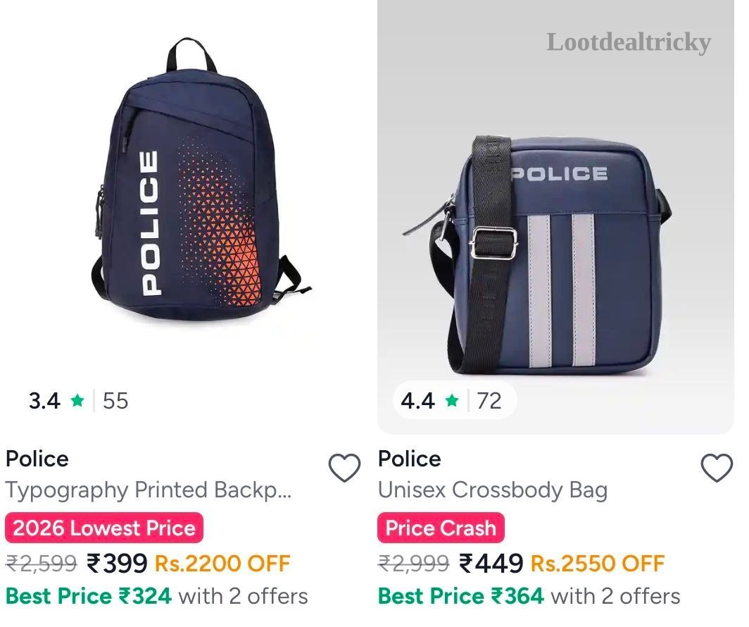 Police Backpack Trolley | Loot Deal