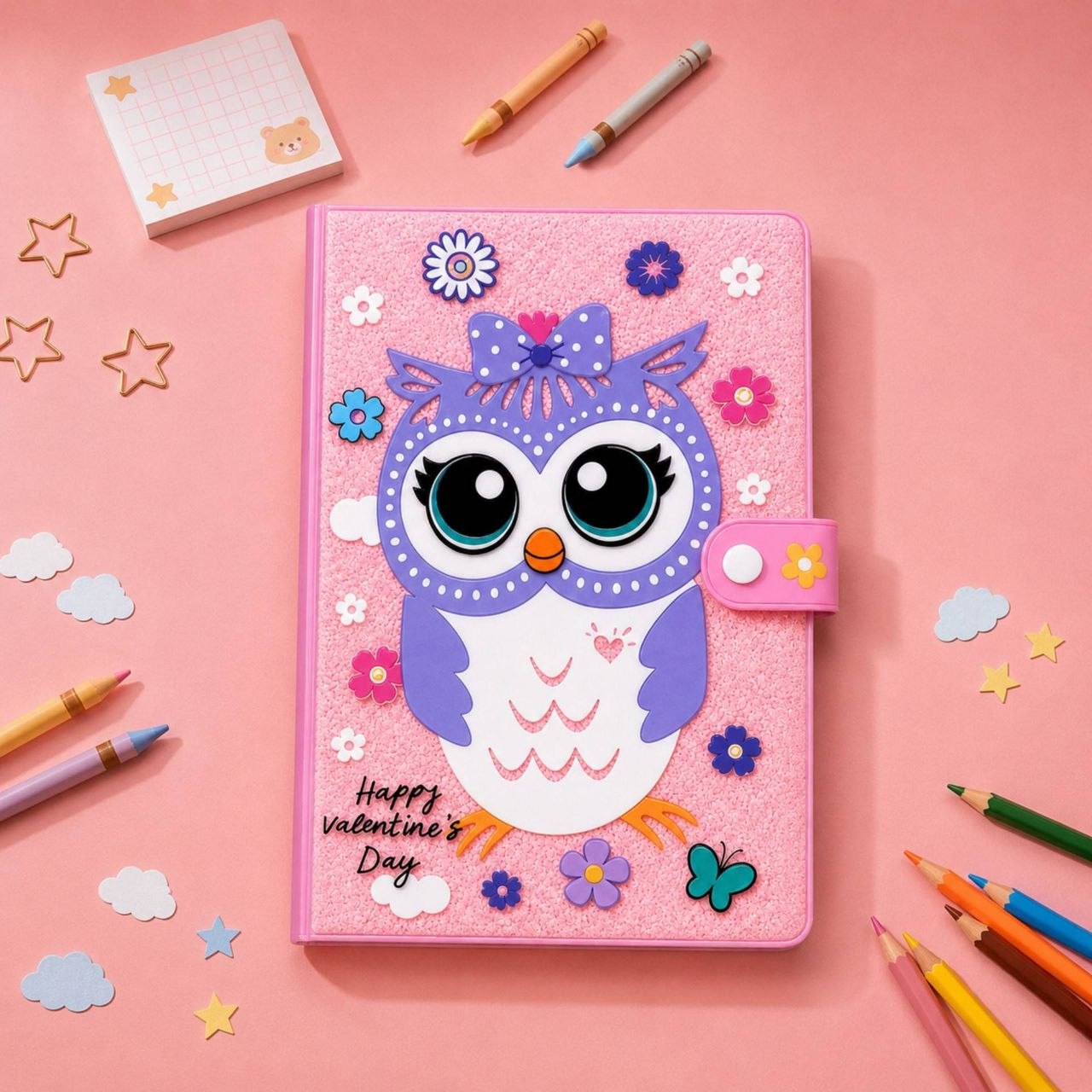 CARTOON PLUSH DIARY