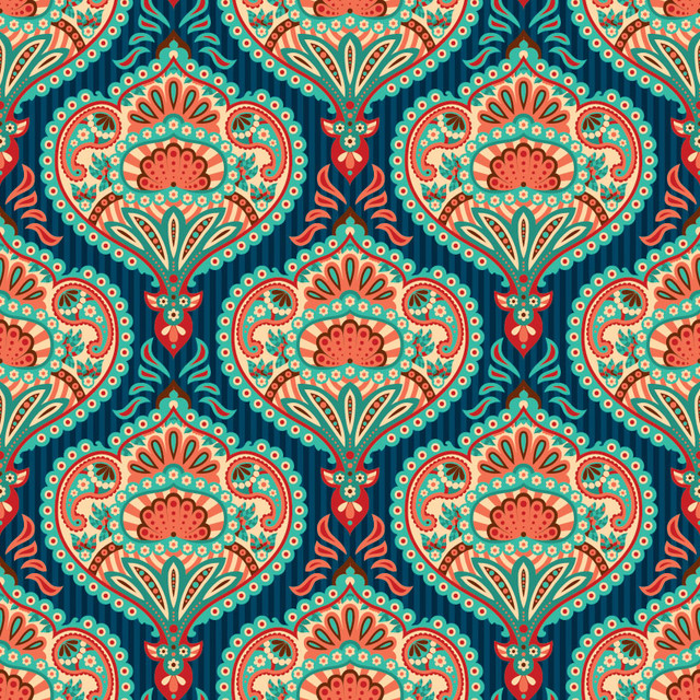 Ornate-paisley-pattern-seamless-vector-material-05