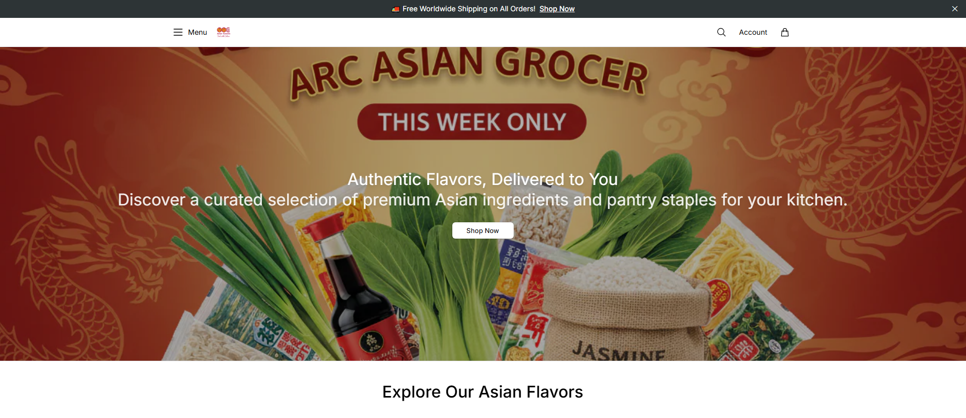 Stored capture of arcasiangrocerpantry.shop