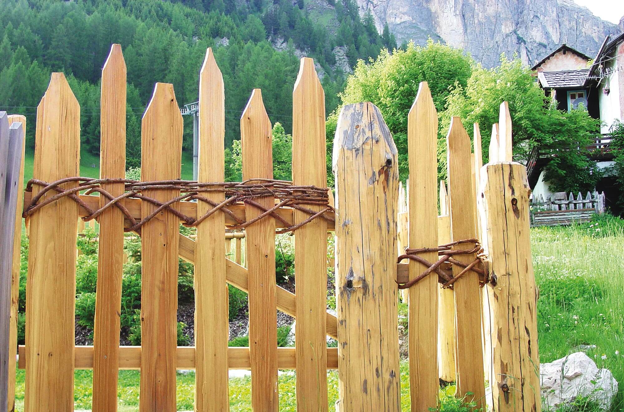 steccati in legno da giardino