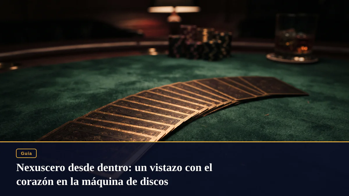 Nexuscero desde dentro: un vistazo con el corazón en la máquina de discos