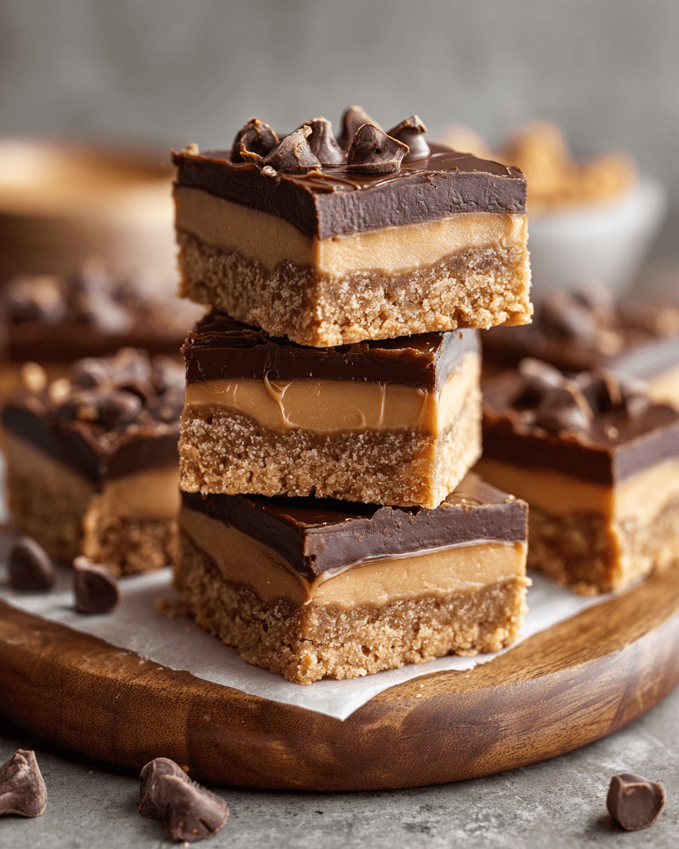Peanut Butter Blossom Bars step photo