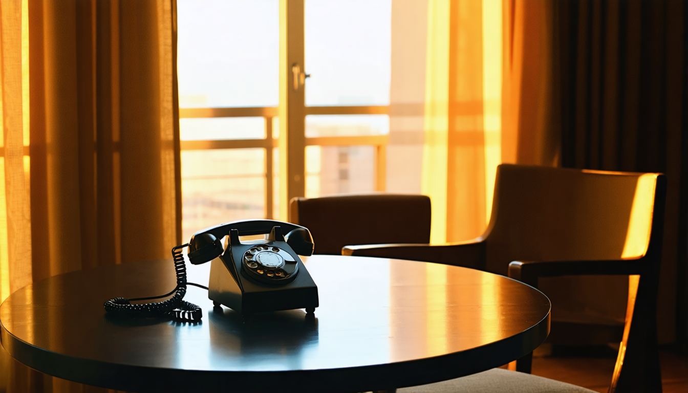 A telephone nobody will answer because reality itself has become implausible.