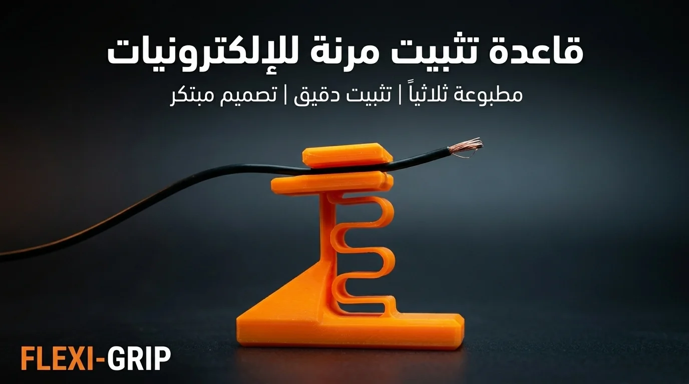 قاعدة تثبيت مرنة للإلكترونيات والاسلاك