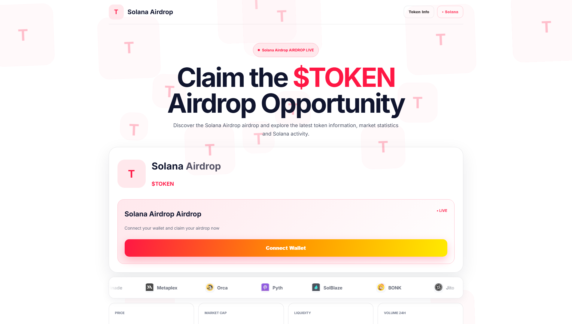 Stored capture of droptoken.fun