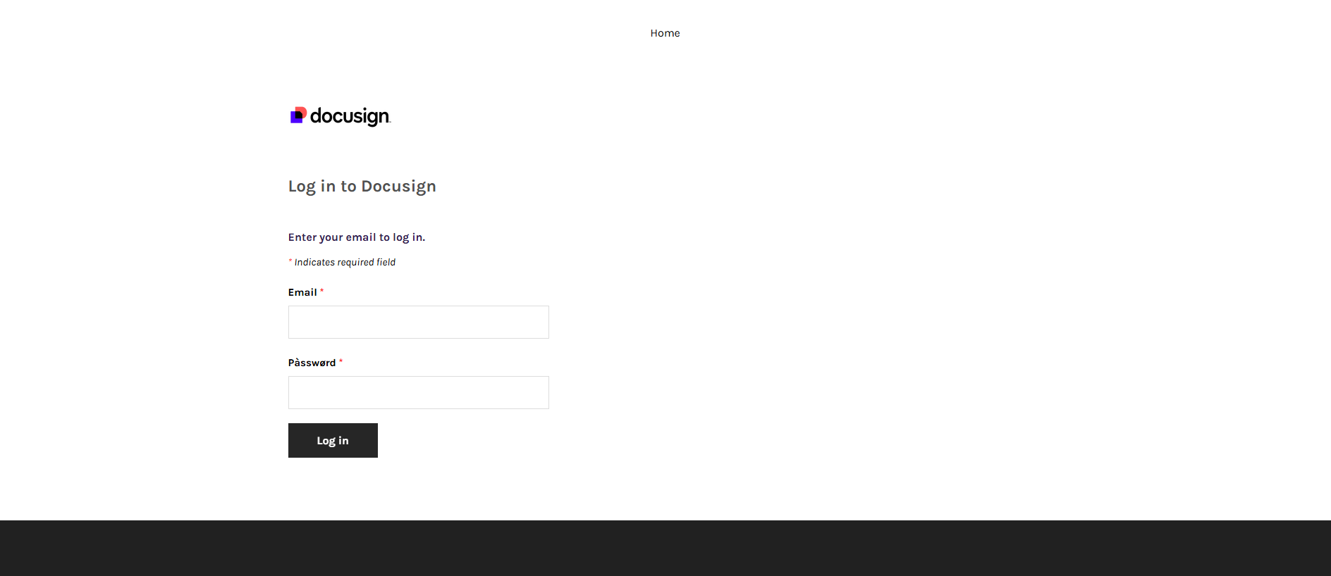 Screenshot of docusignzweb.weebly.com