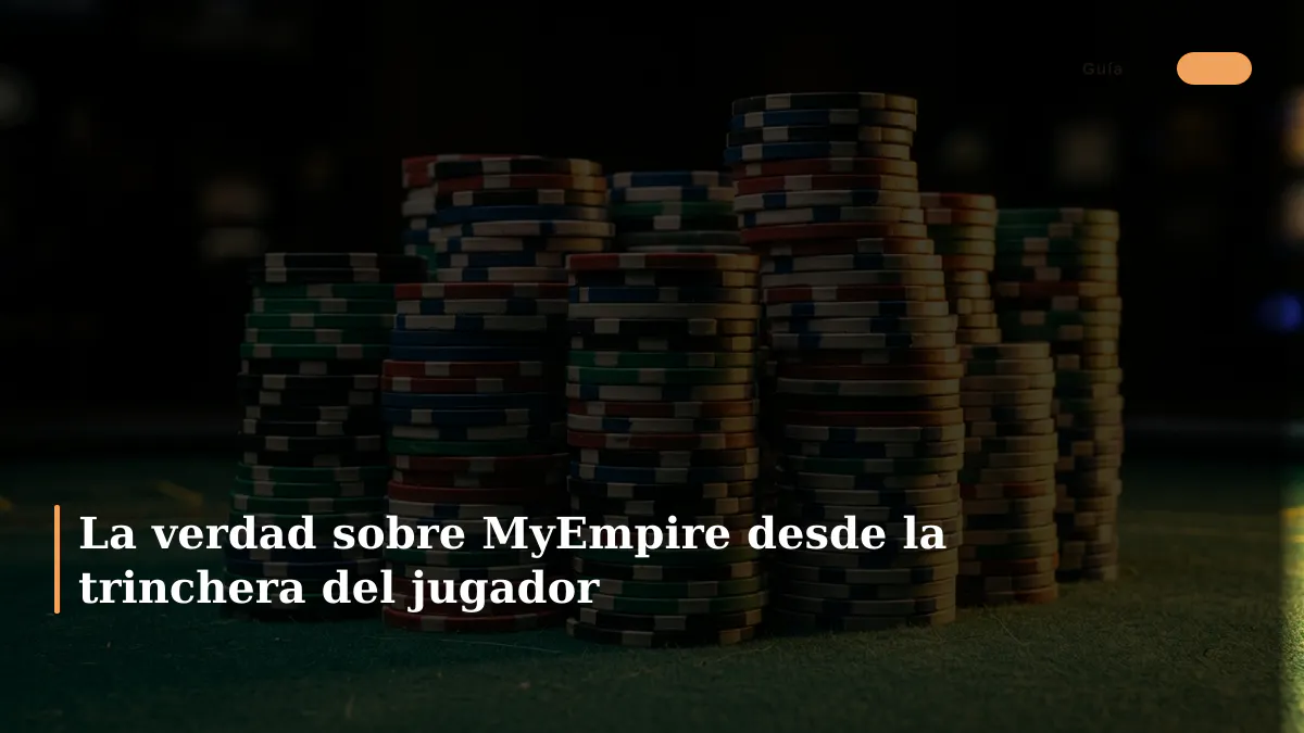 La verdad sobre MyEmpire desde la trinchera del jugador