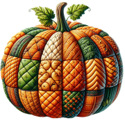 3d textured pumpkin each segment has a different textur (3)