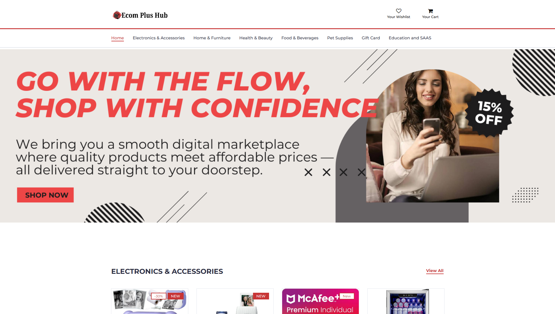 Screenshot of ecomplushub.com