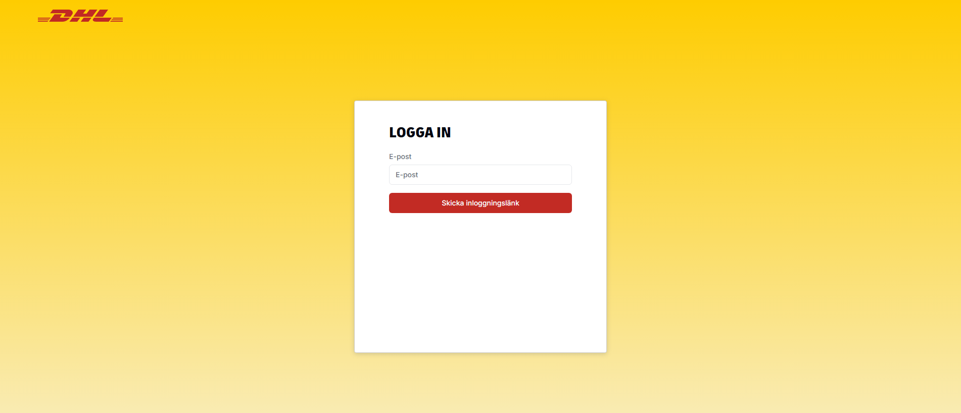 Stored capture of dhltools.se