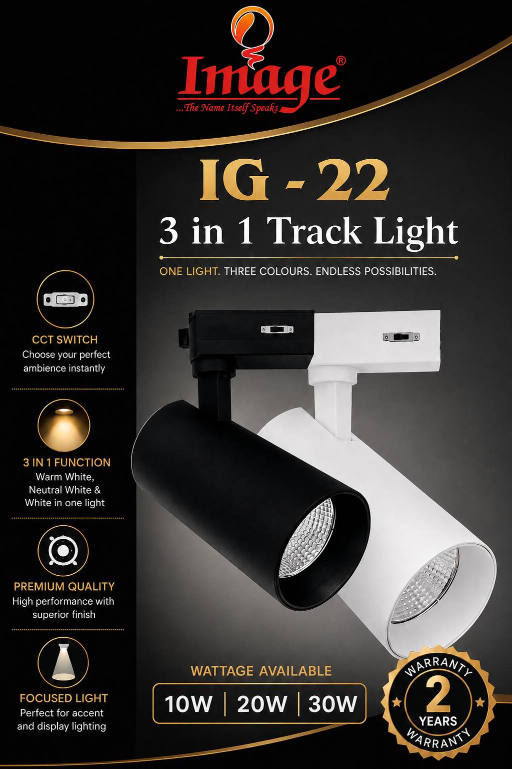 20 watt track light with cct — Ohrim wholesale price 580