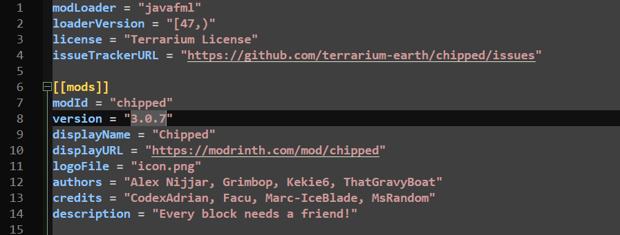 modId = "chipped"