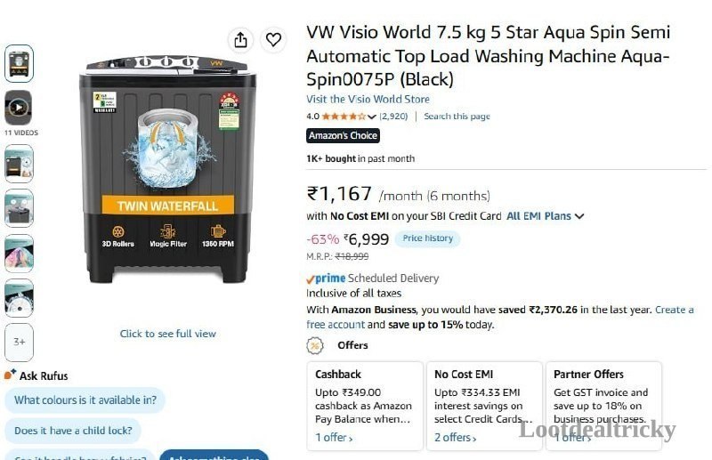 Vw 7 5 – Just ₹6999 | Huge Savings Offer