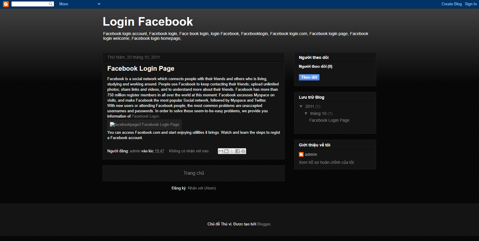 Stored capture of login-facebookaccount.blogspot.com
