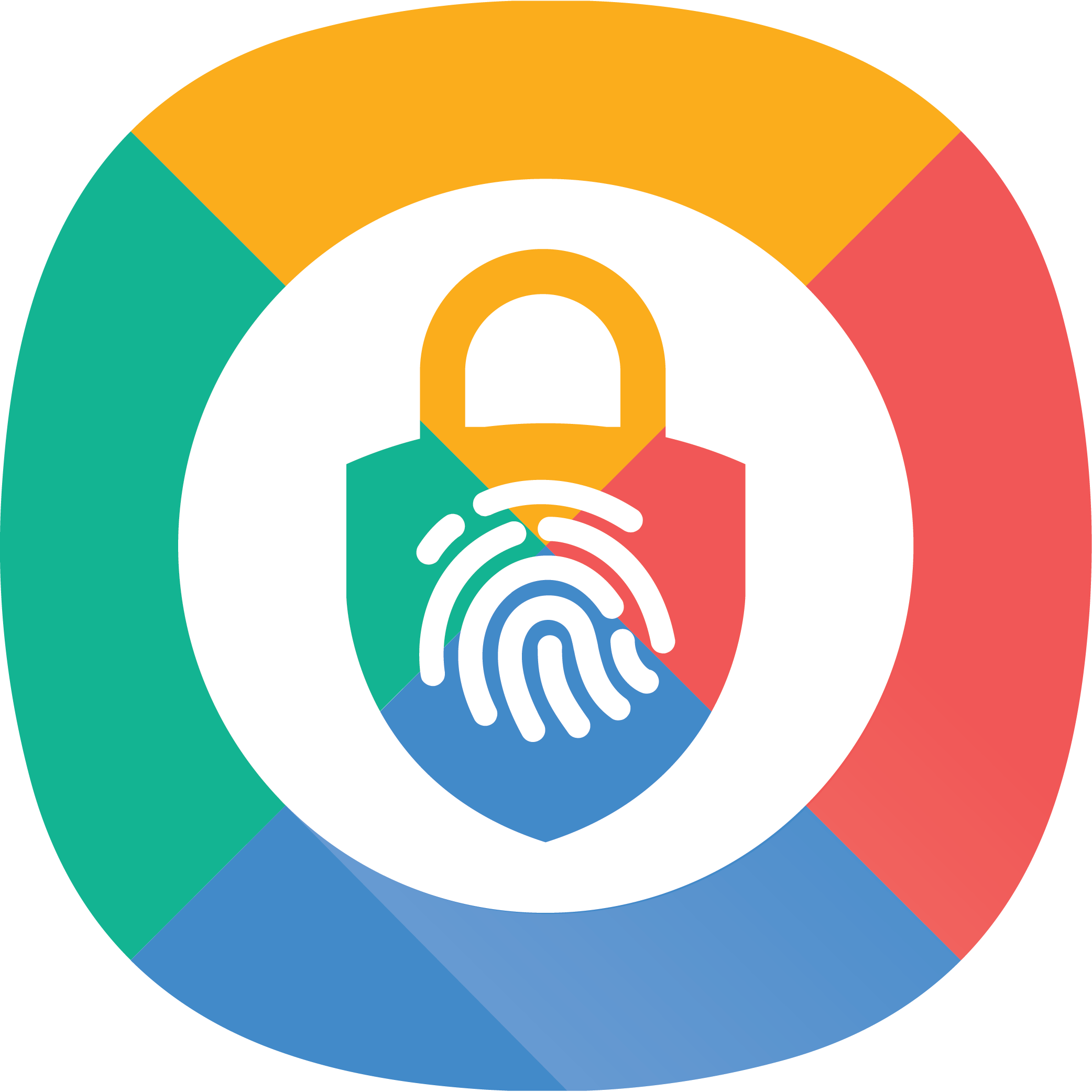 Secure gallery vault interface for hiding private photos videos and documents