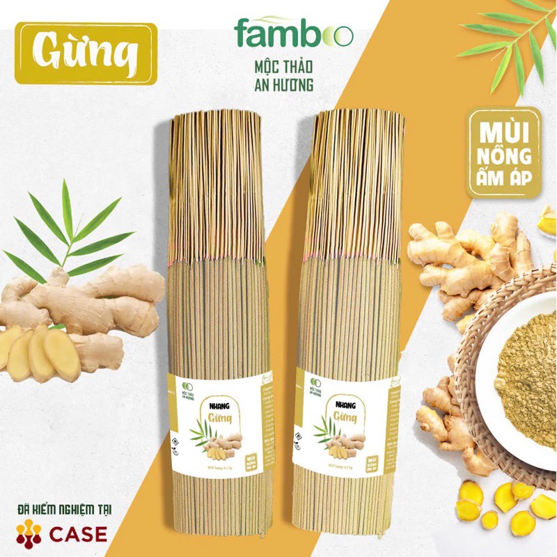 Nhang Gừng Mộc Thảo An Hương Dịu