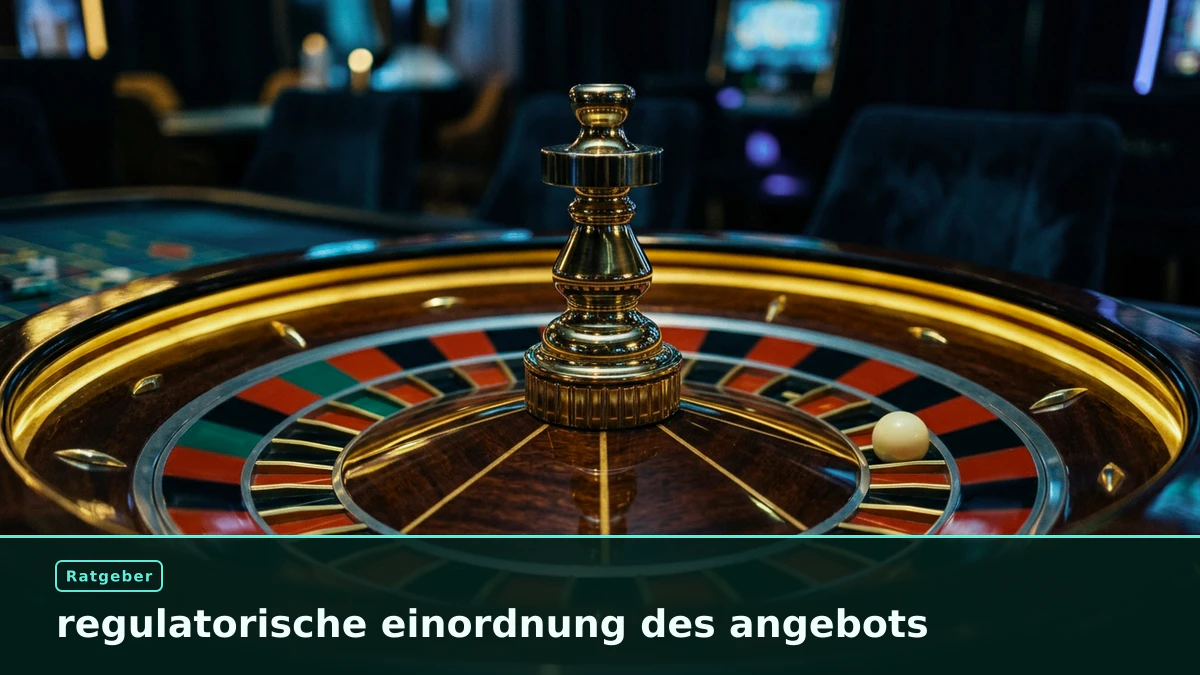 regulatorische einordnung des angebots
