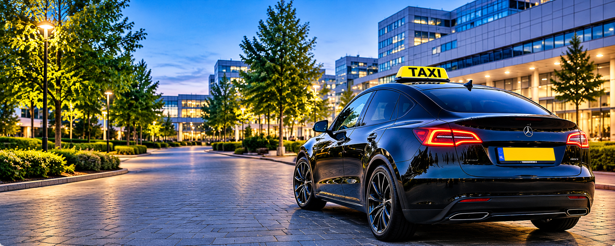 Taxi bij Erasmus MC in Rotterdam