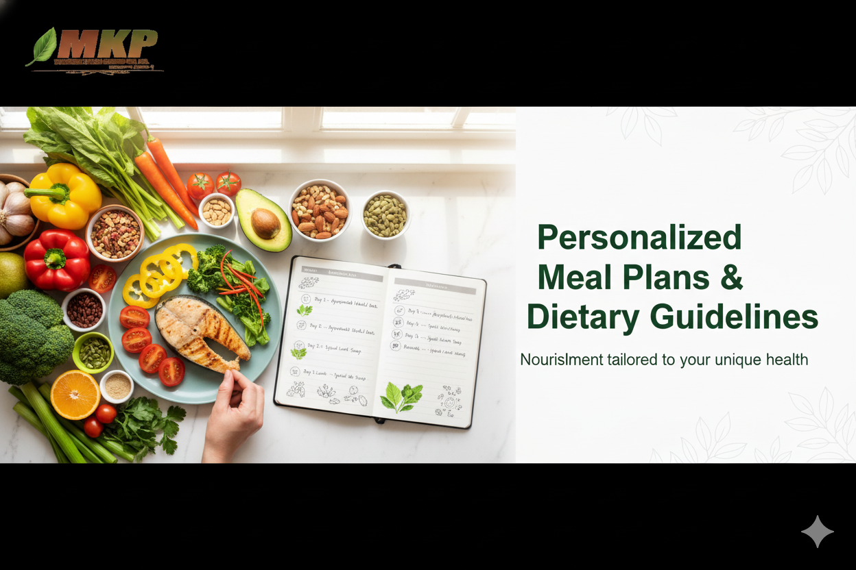 🌿 Personalized Meal Plans & Dietary Guidelines
