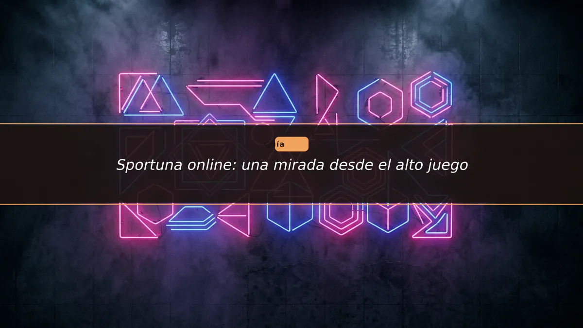 Sportuna online: una mirada desde el alto juego