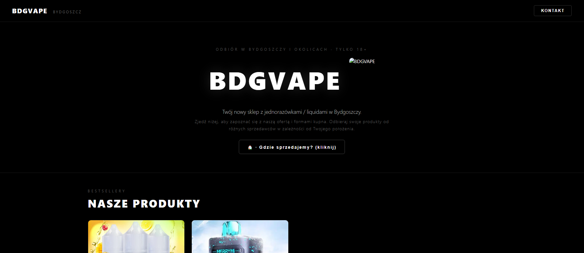 Stored capture of bdgvape.xyz