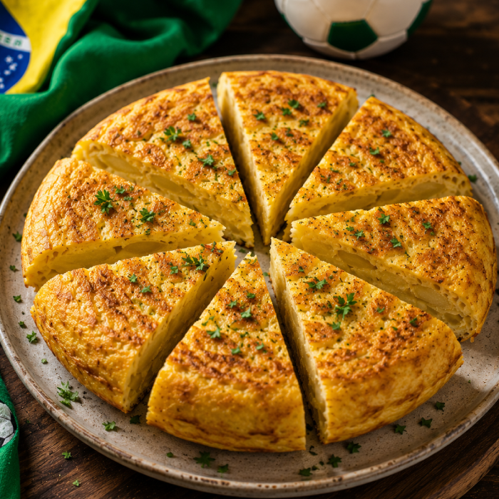 Tortilha Espanhola Fatiada
