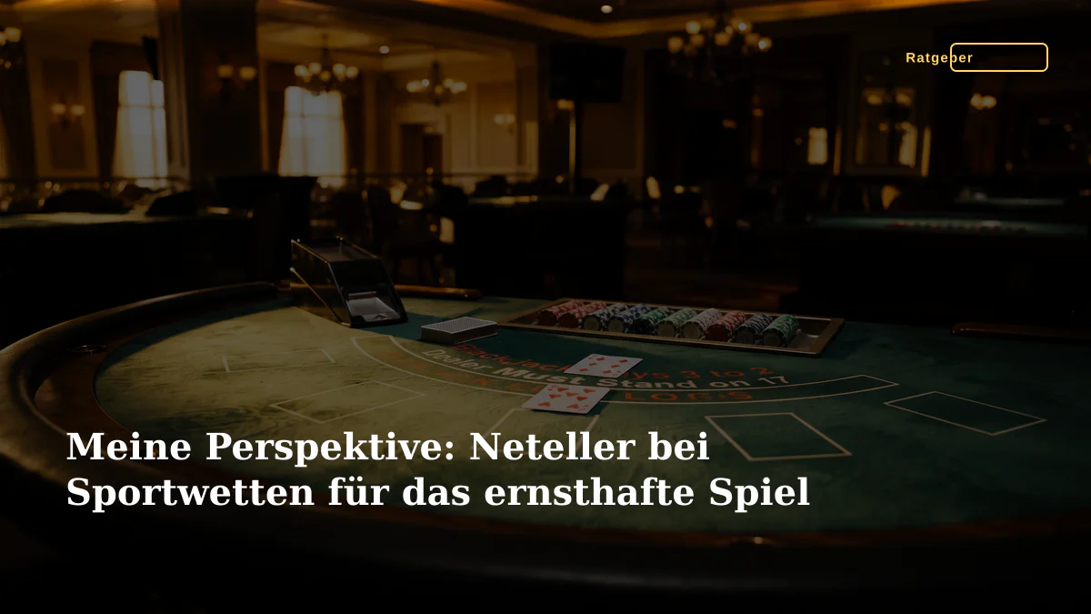 Meine Perspektive: Neteller bei Sportwetten für das ernsthafte Spiel